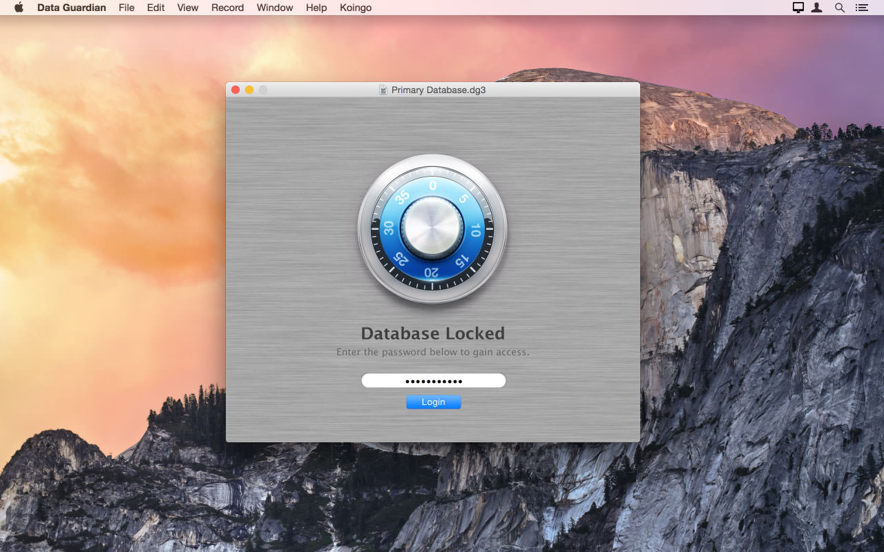 Data Guardian 7.7.2 for Mac screenshot