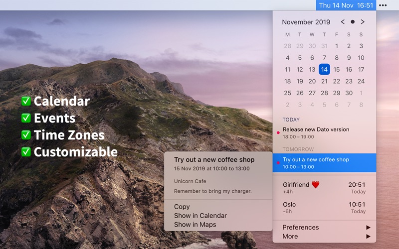 Dato 5.4.3 for Mac screenshot