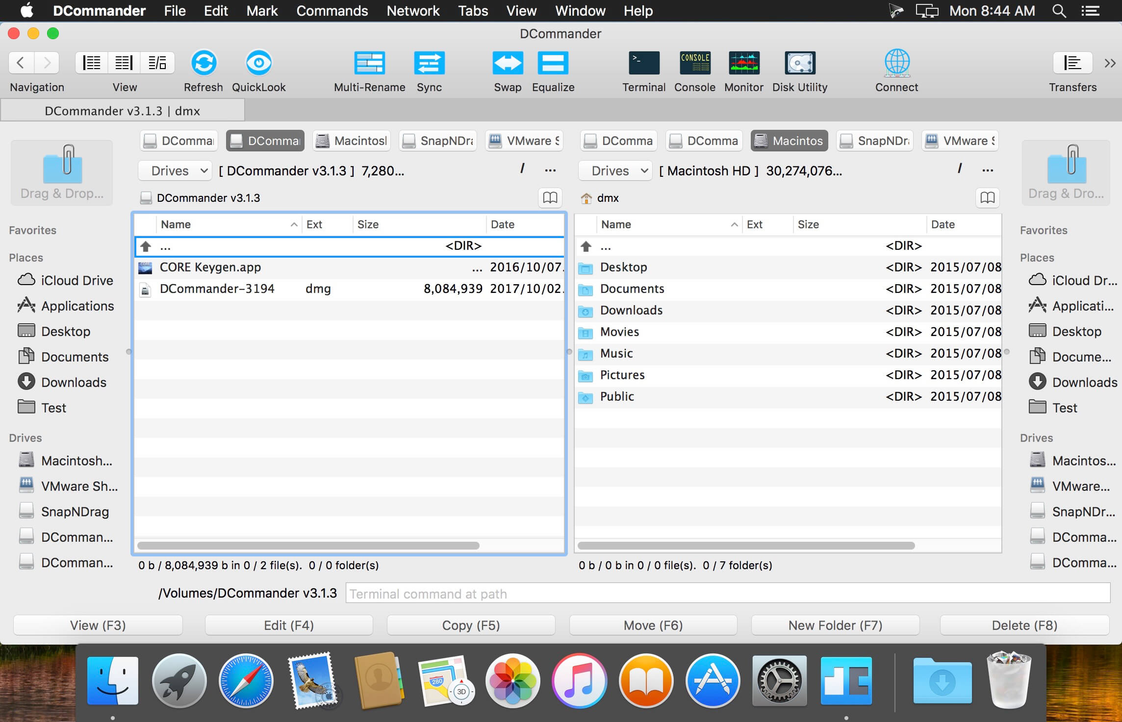 DCommander 3.9.5 for Mac screenshot