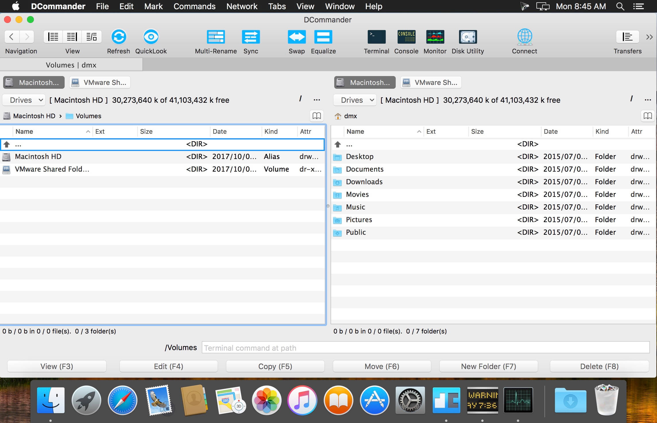DCommander 3.9.6 for Mac screenshot
