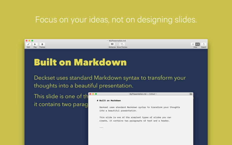 Deckset 2.0.32 for Mac screenshot