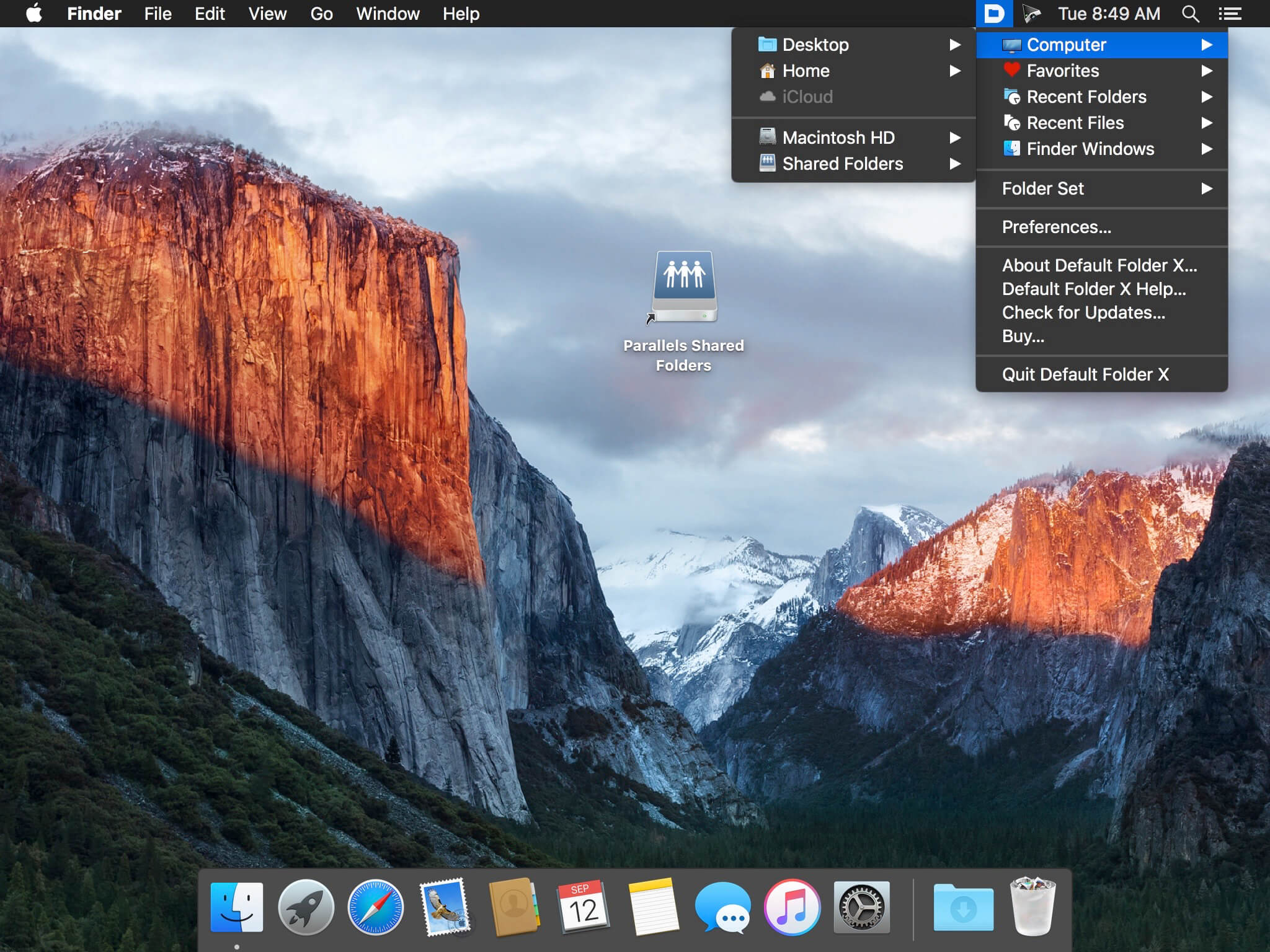 Default Folder X 6.1.5 for Mac screenshot
