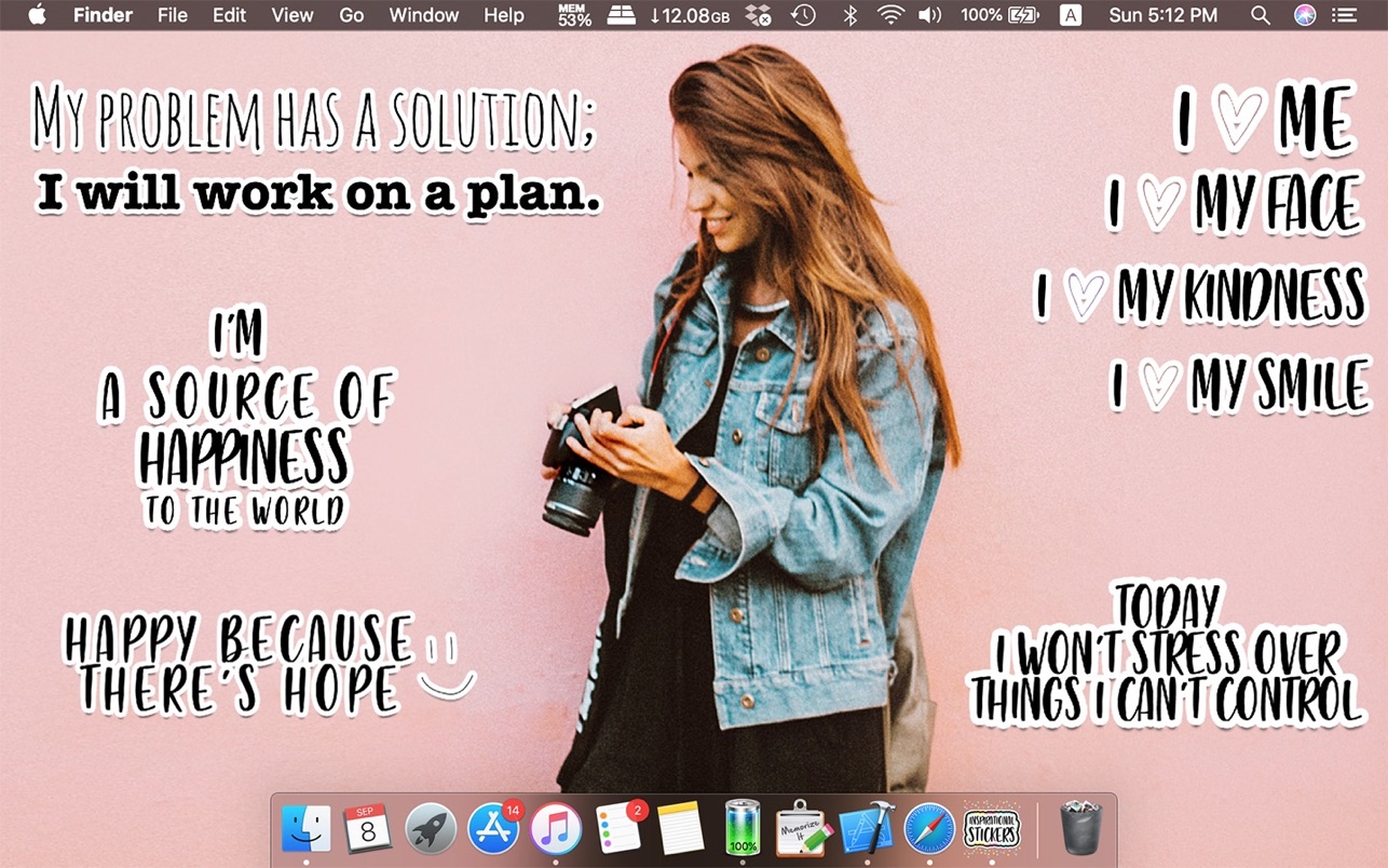 Desktop Stickers 2.90 for Mac screenshot