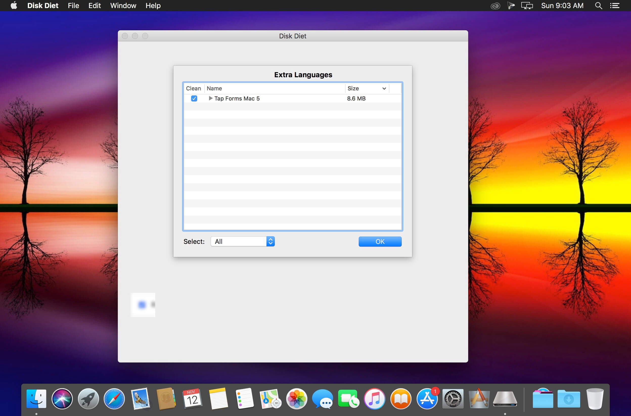 Disk Diet 5.6.2 for Mac screenshot