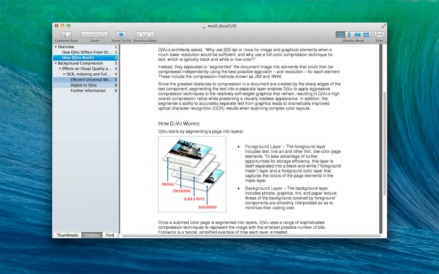 DjVu Reader Pro 2.4.2 for Mac screenshot