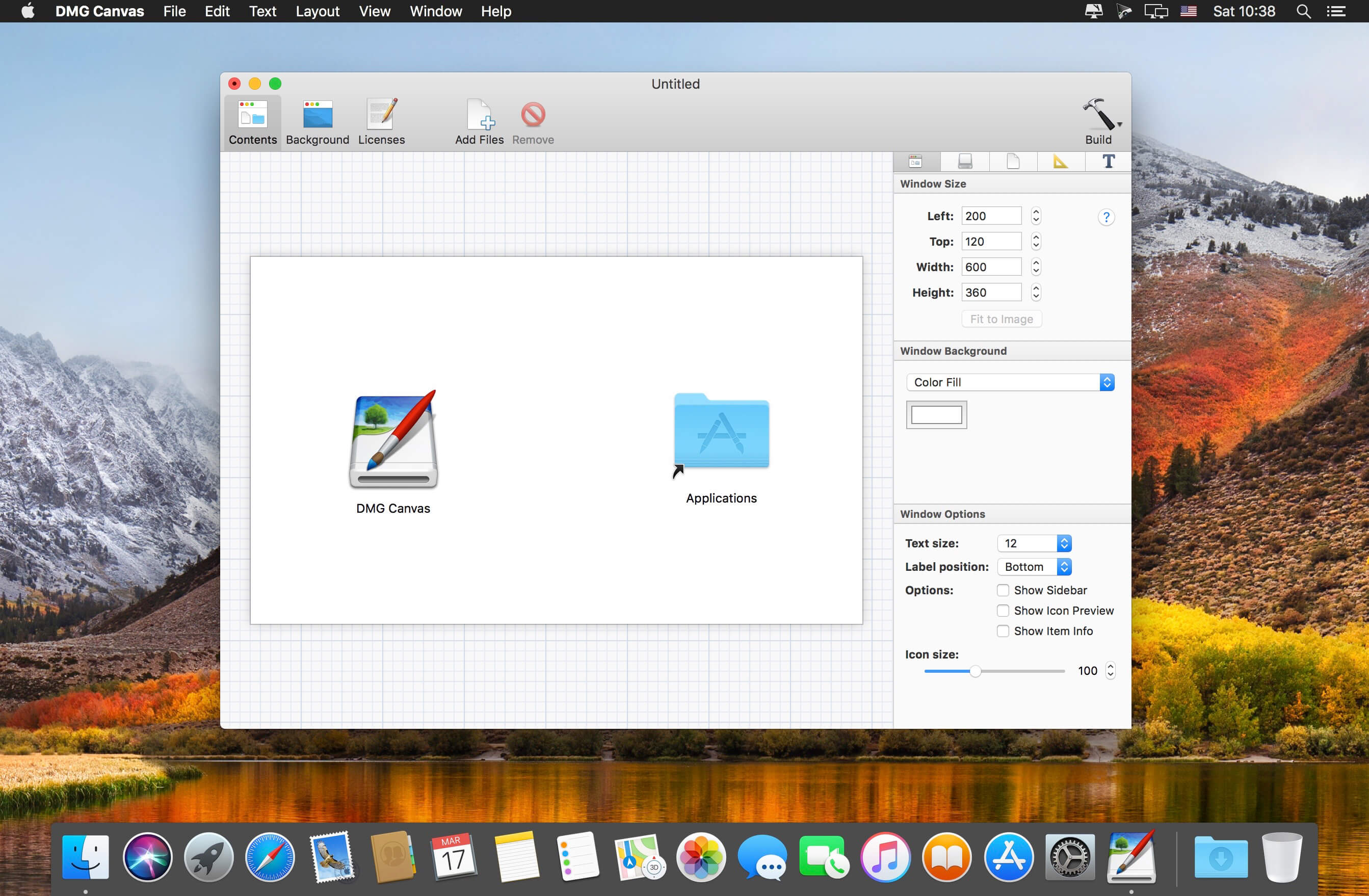 DMG Canvas 4.1.0 for Mac screenshot