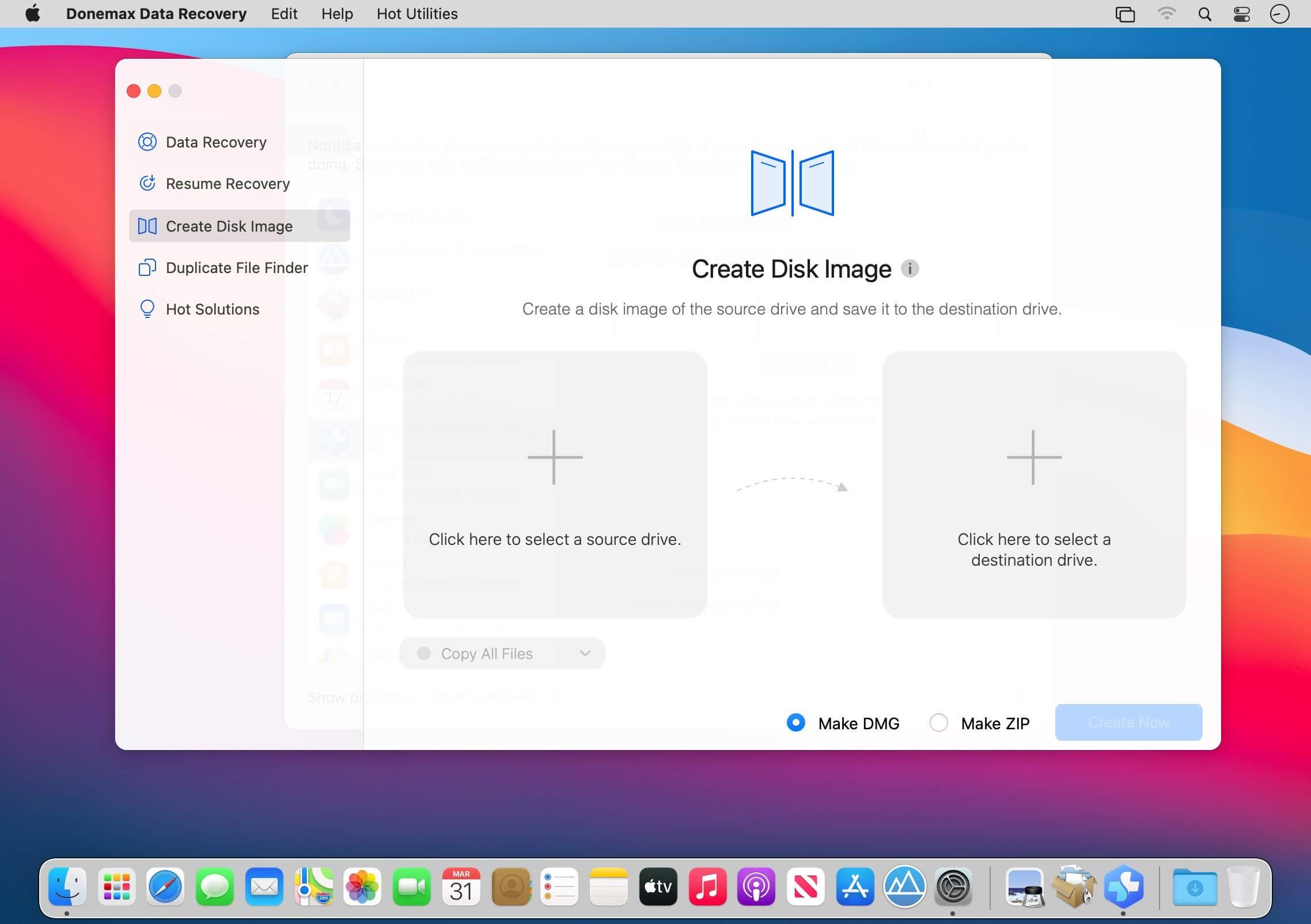 Donemax Data Recovery 1.0 for Mac screenshot