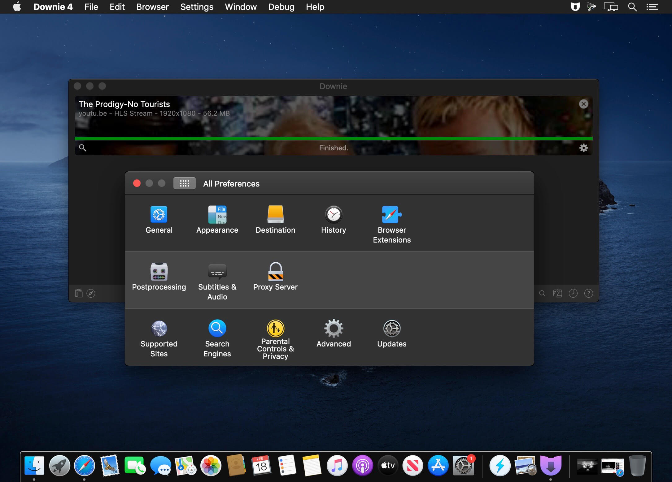 Downie 4.7.13 for Mac screenshot
