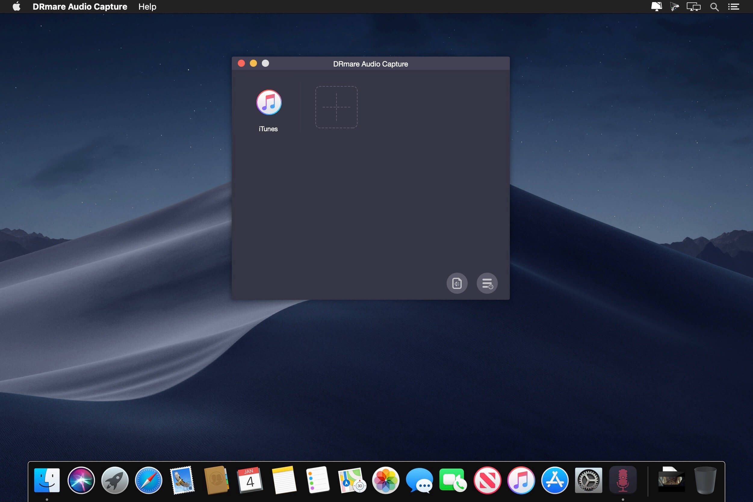 DRmare Audio Capture 2.5.0 for Mac screenshot