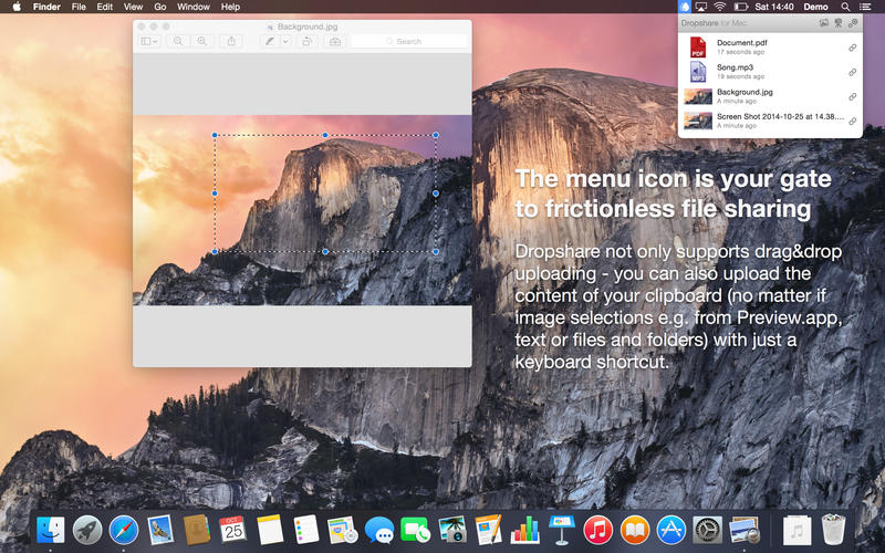 Dropshare 5.50 for Mac screenshot