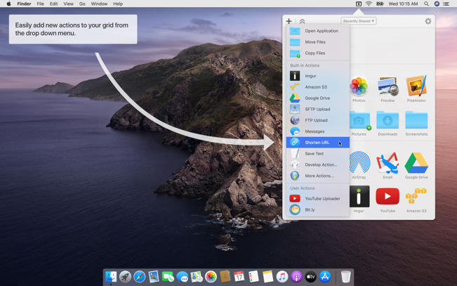 Dropzone 4 Pro 4.80.15 for Mac screenshot