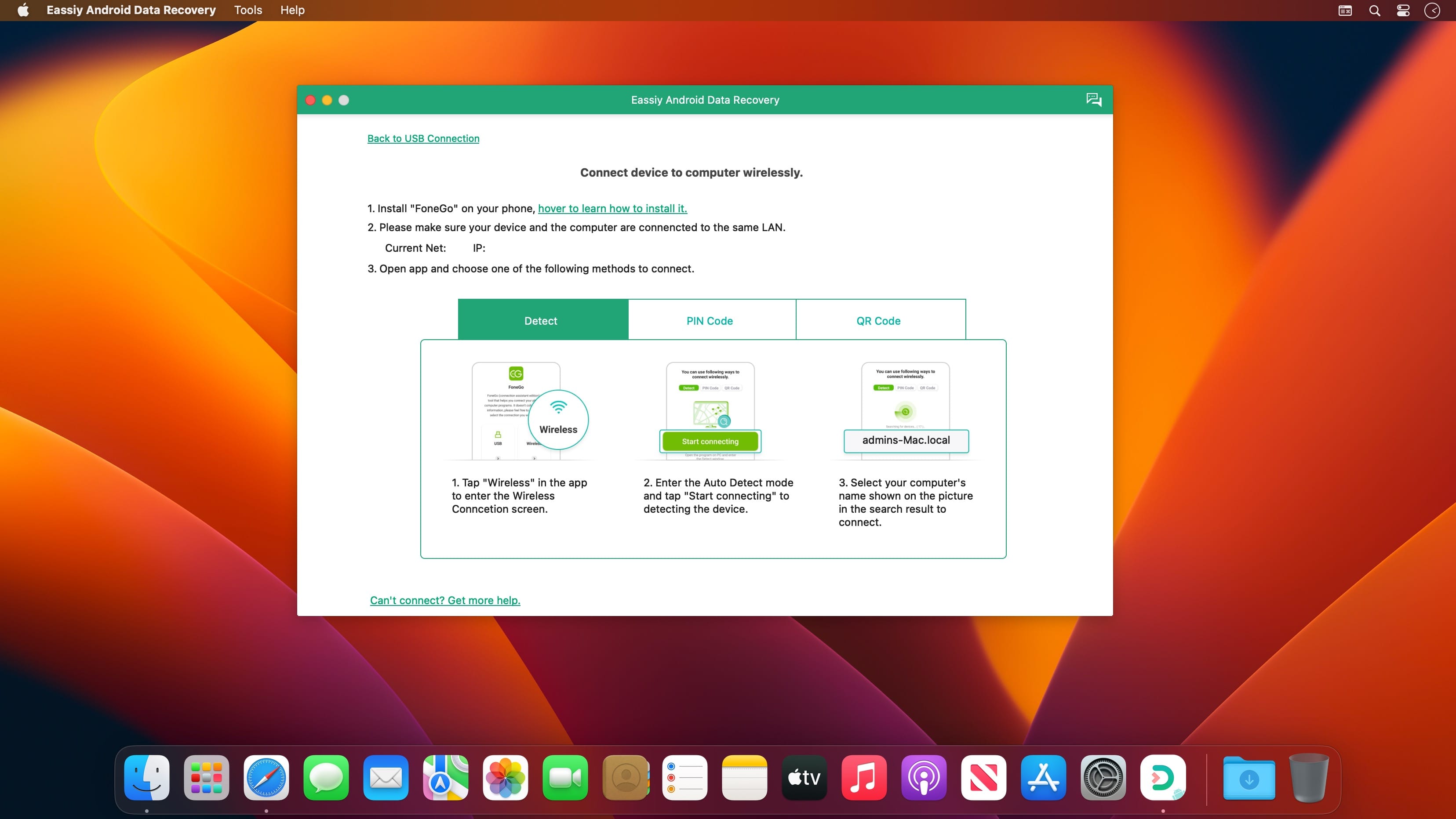 Eassiy Android Data Recovery 5.1.22 for Mac screenshot