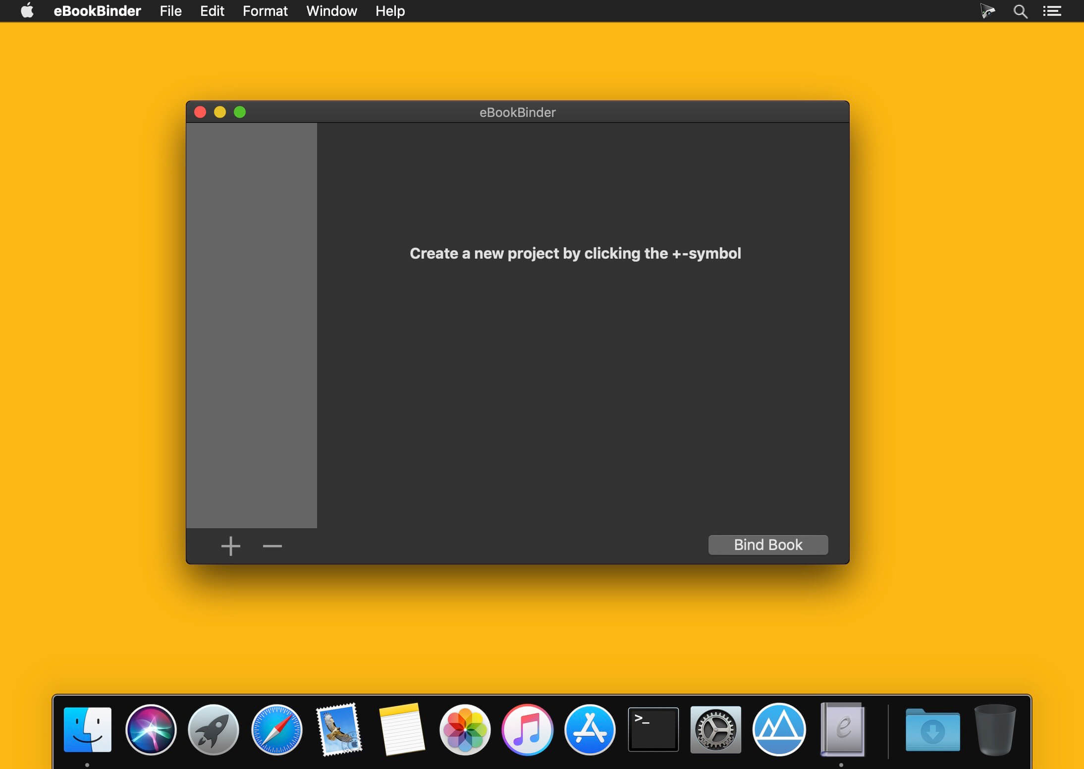 eBookBinder 1.12.6 for Mac screenshot