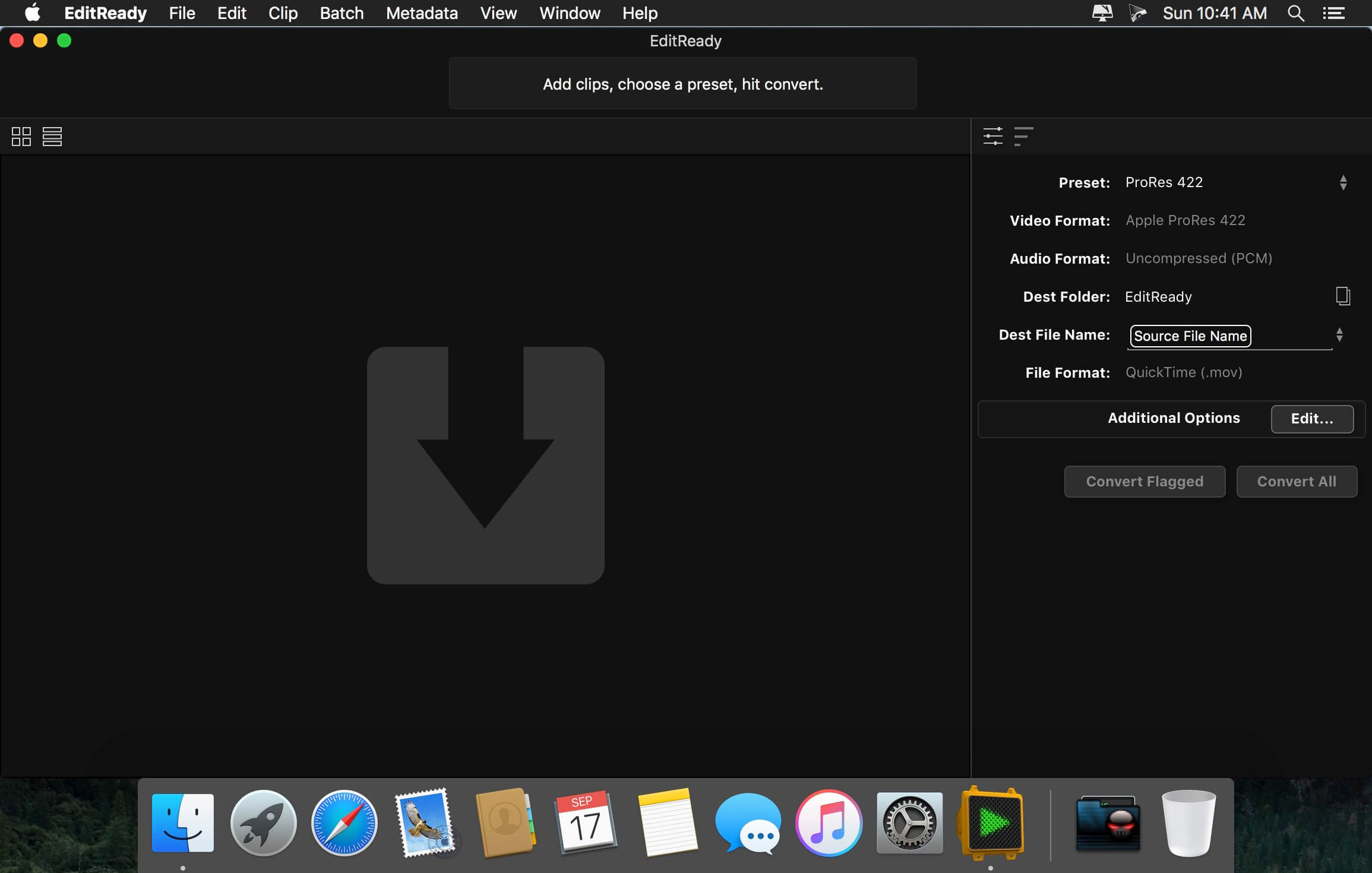 EditReady 24.3 for Mac screenshot