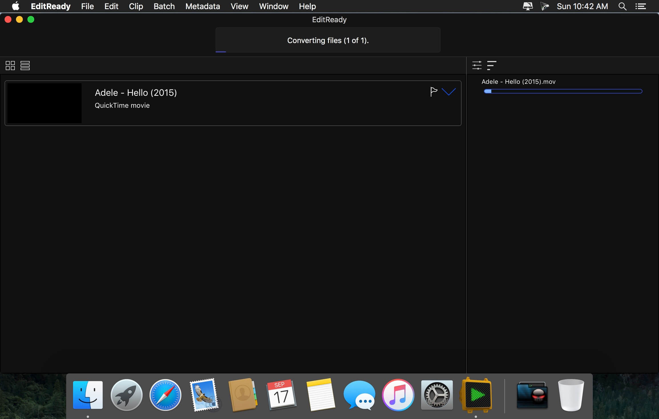 EditReady 25.4 for Mac screenshot