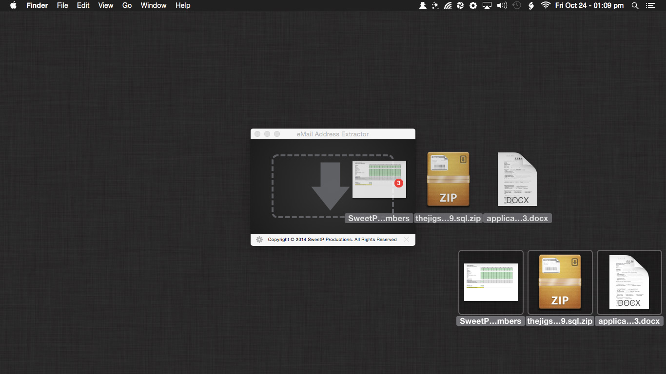 eMail Address Extractor 5.0.2 for Mac screenshot