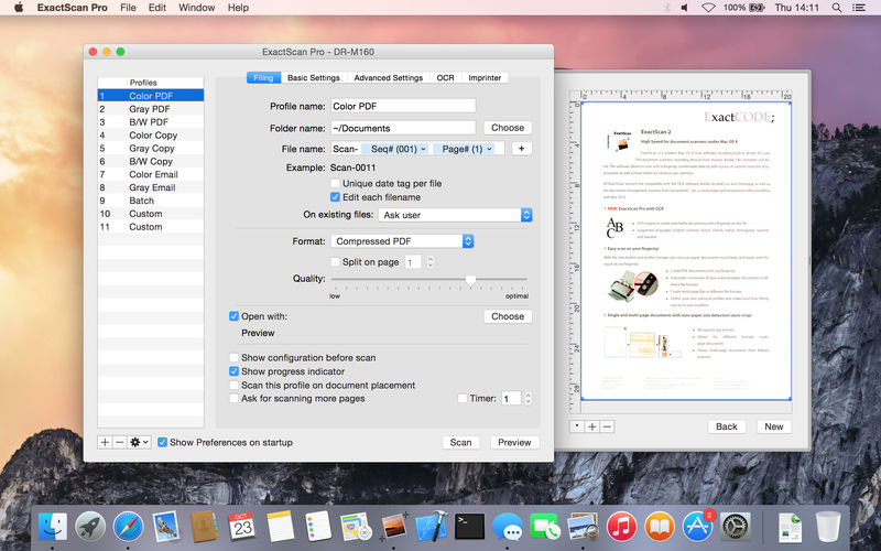 ExactScan Pro 24.9 for Mac screenshot