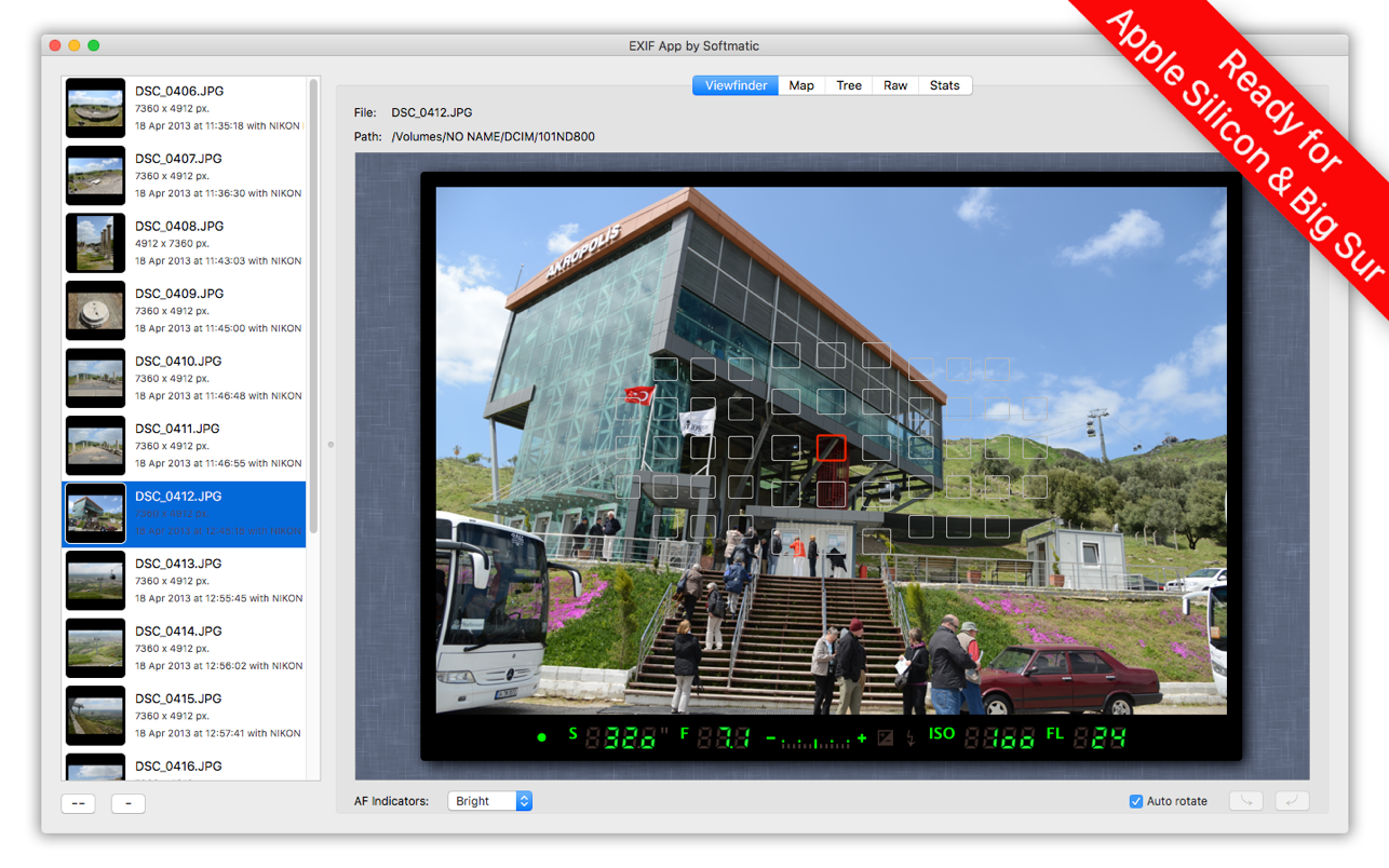 EXIF App 1.3 for Mac screenshot