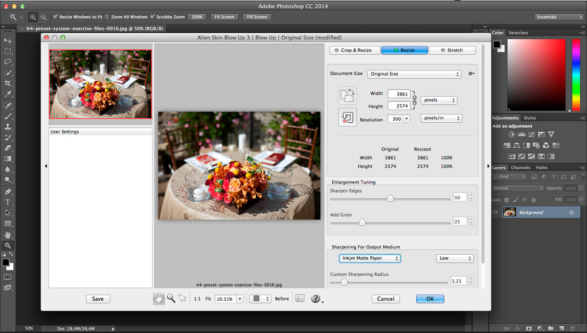 Exposure Software Blow Up 3.1.4.391 for Mac screenshot