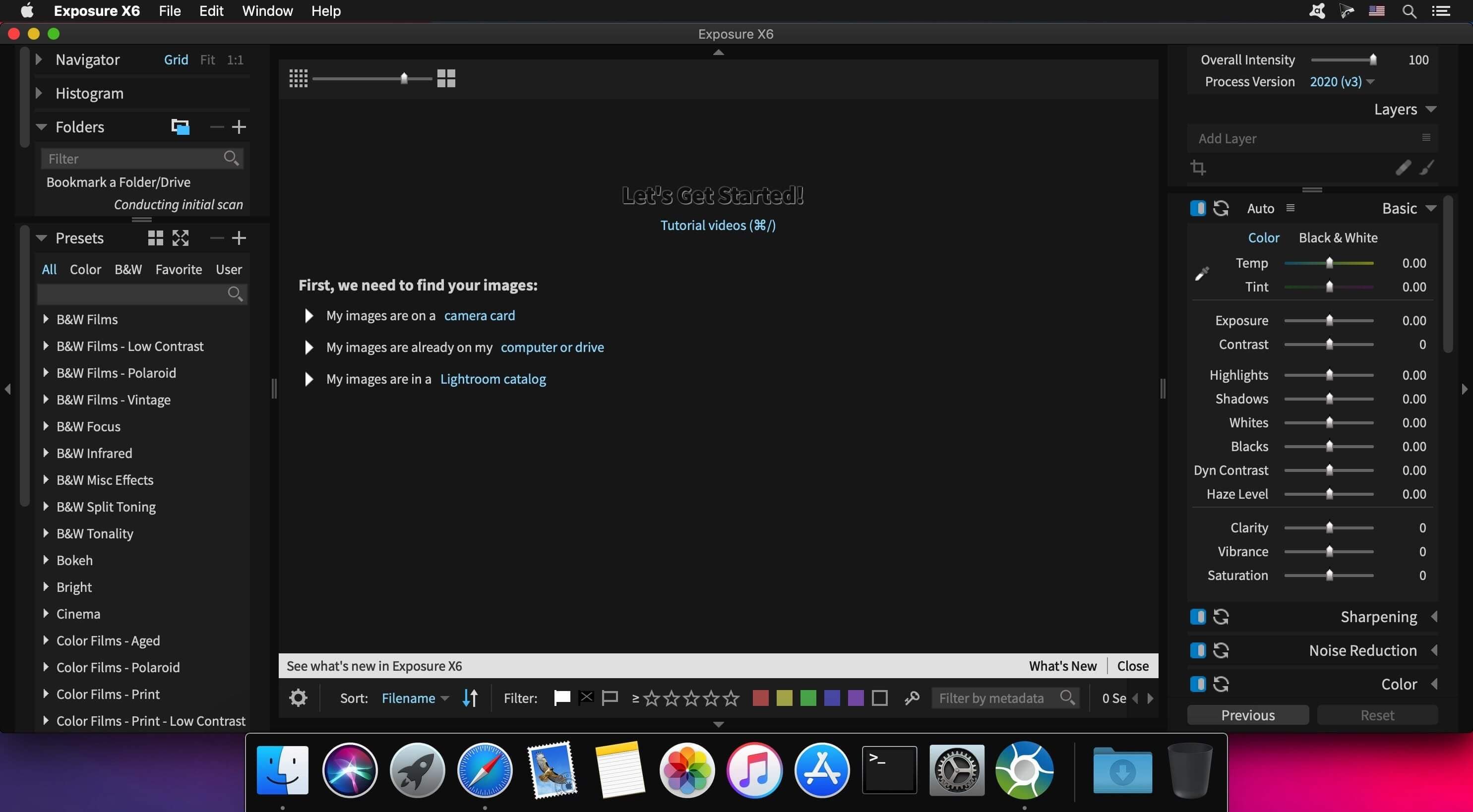 Exposure X6 6.0.8.237 for Mac screenshot