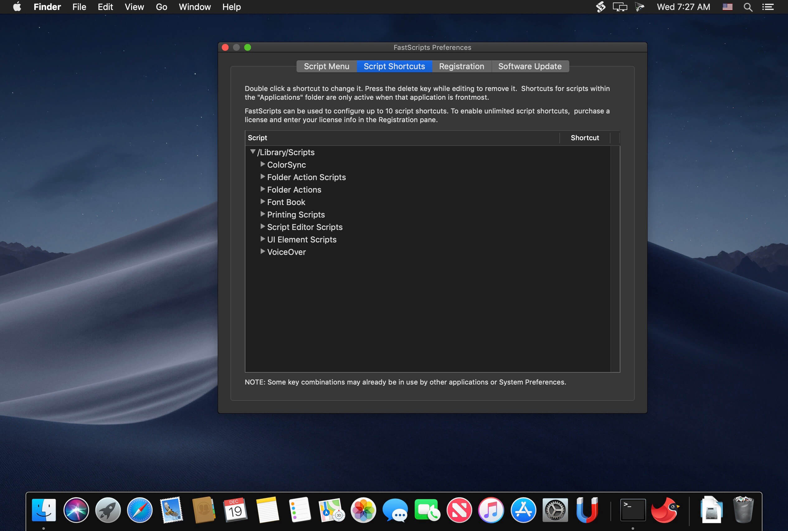 FastScripts 3.3.2 for Mac screenshot