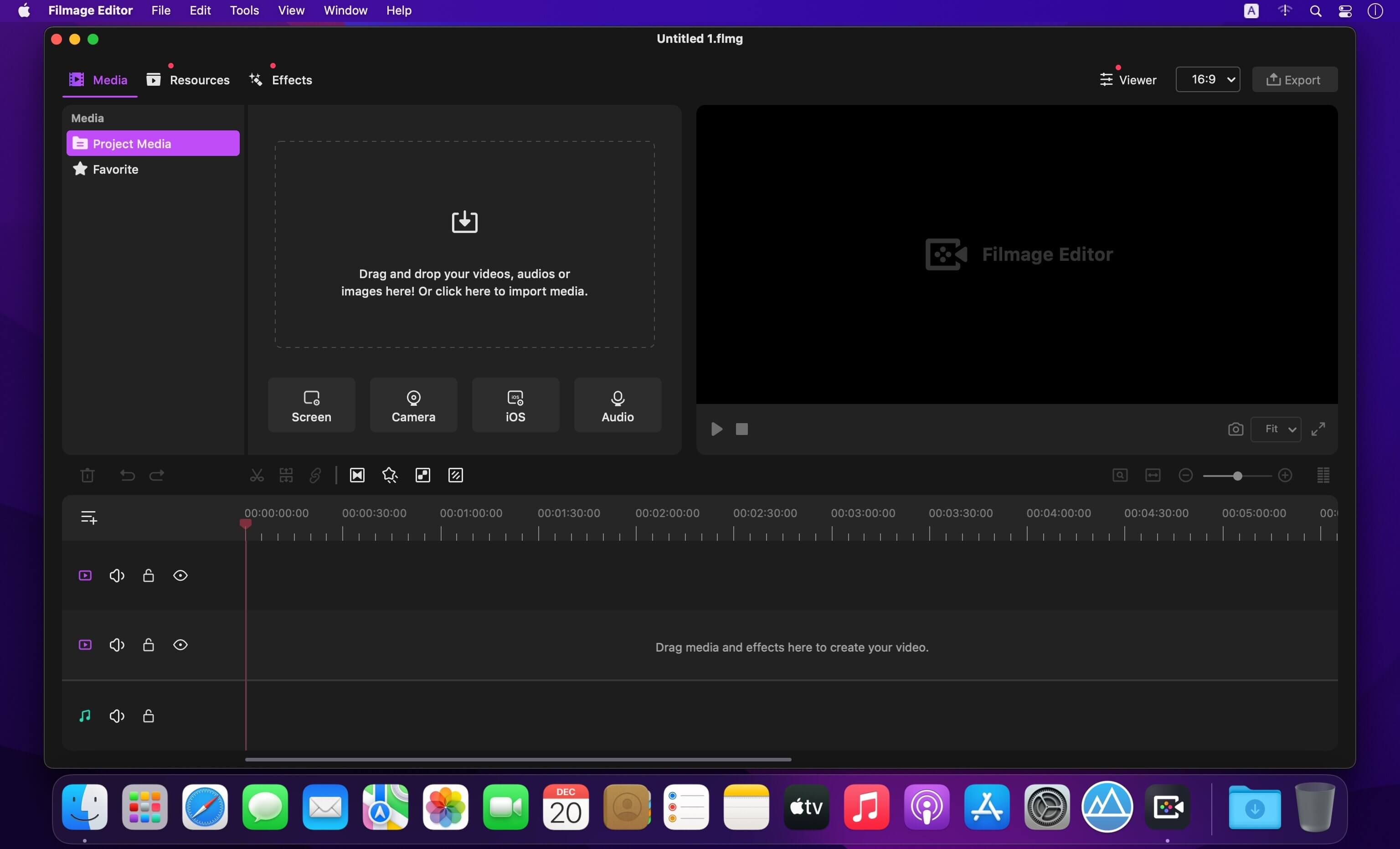 Filmage Editor 1.3.9 for Mac screenshot