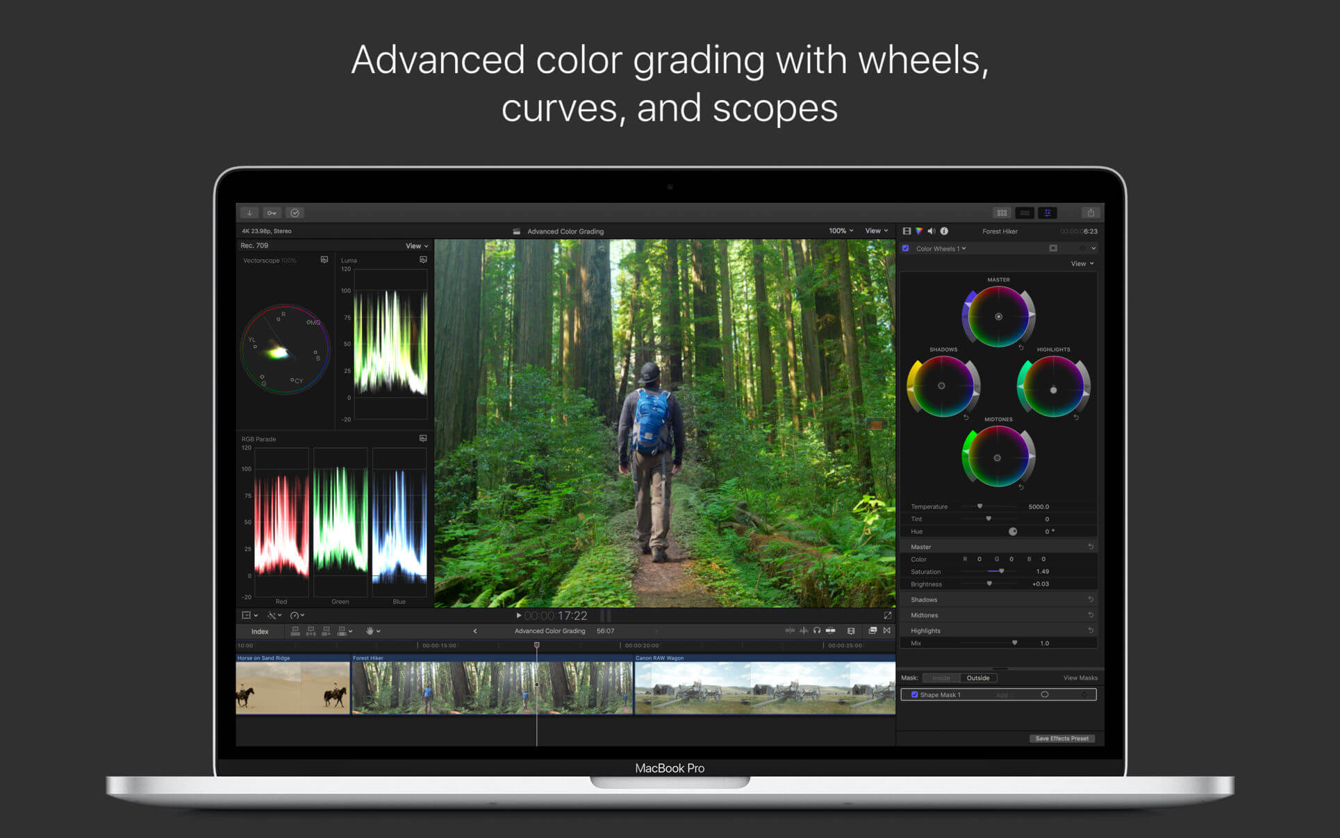 Final Cut Pro 10.5.1 for Mac screenshot