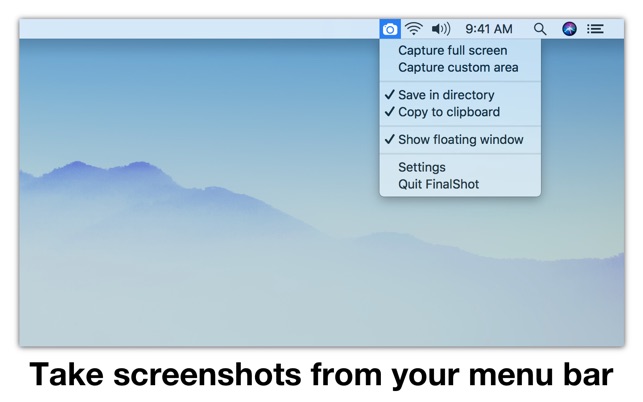 FinalShot 1.9.2 for Mac screenshot