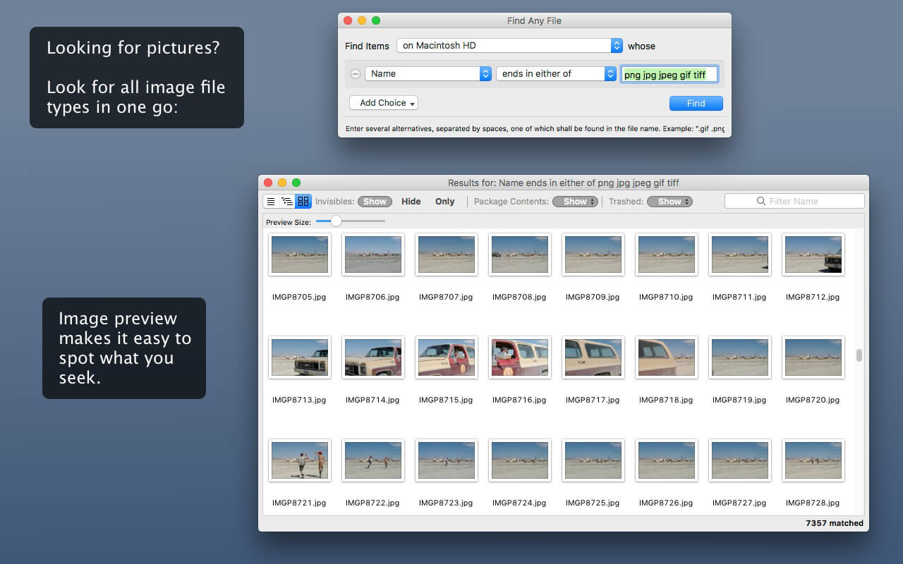 Find Any File (FAF) 2.5.5 for Mac screenshot