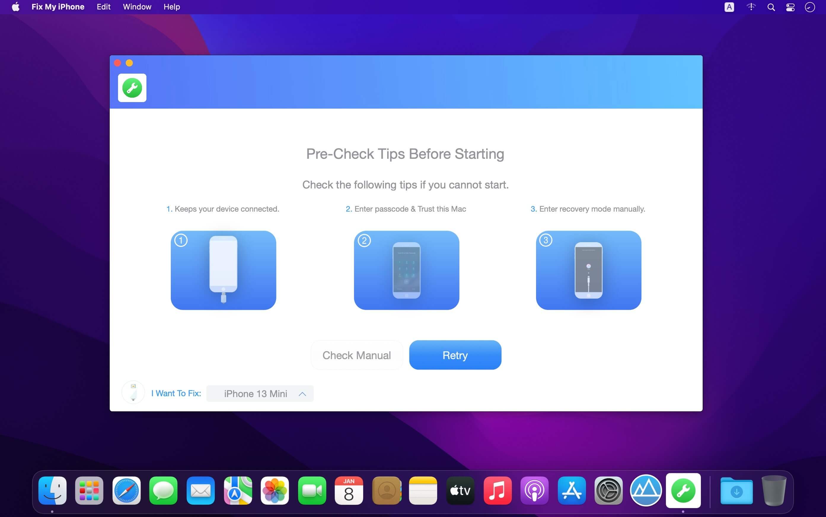 Fix My iPhone 2.4.15 for Mac screenshot