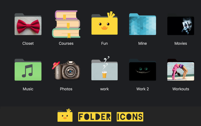 Folder Icons 1.99 for Mac screenshot