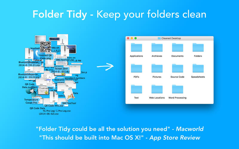 Folder Tidy 2.9.4 for Mac screenshot