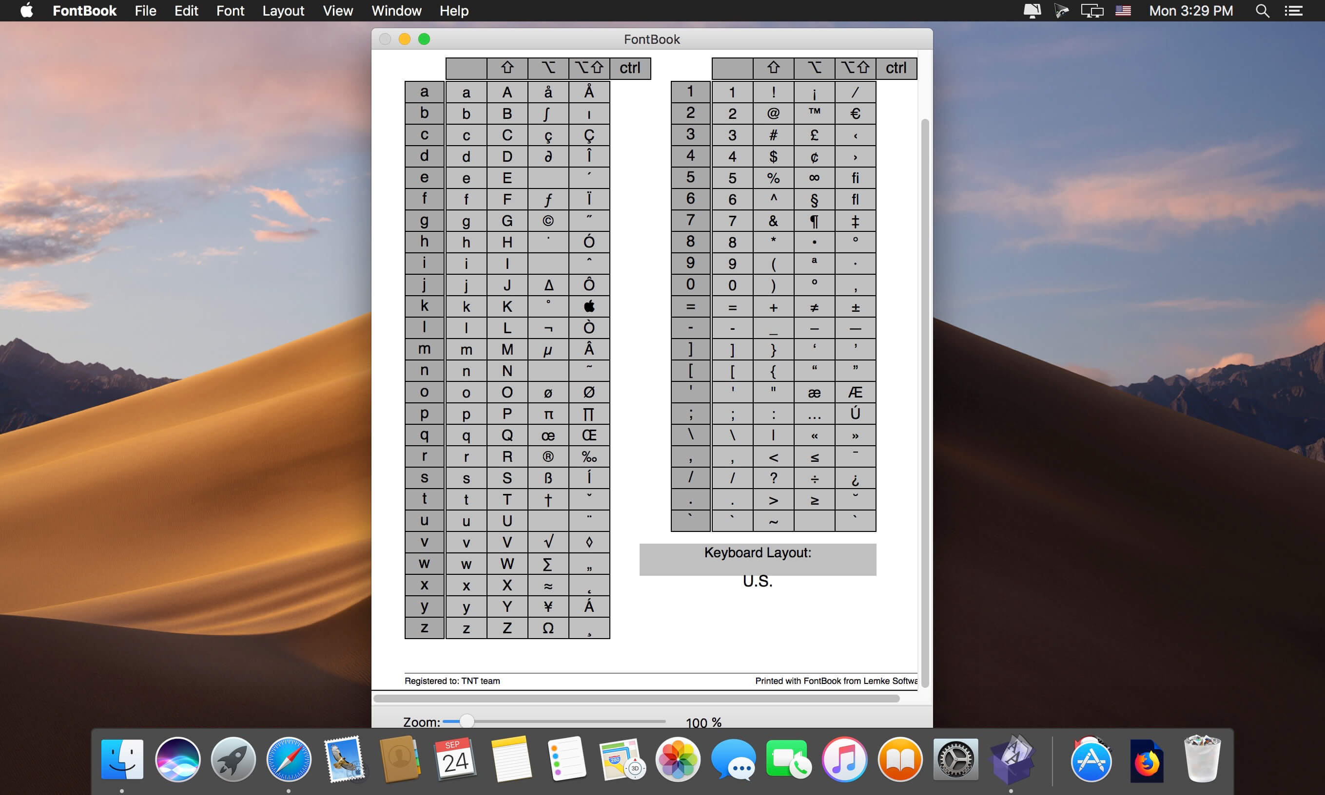 FontBook 5.3.3 for Mac screenshot