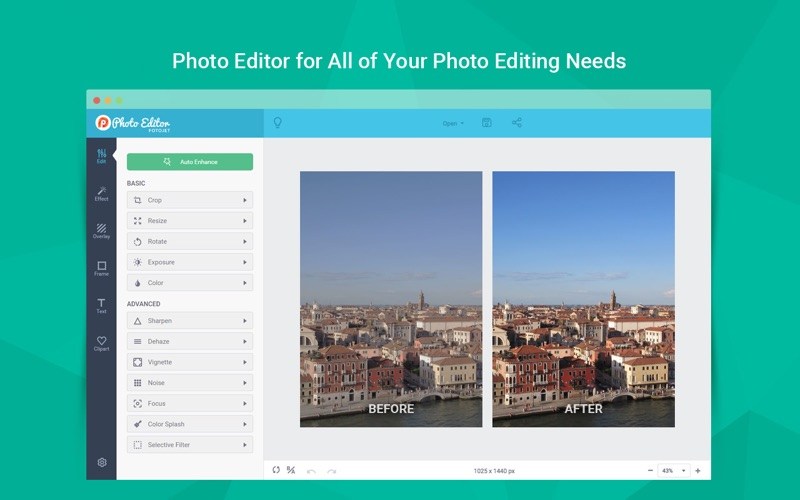FotoJet Photo Editor 1.0.6 for Mac screenshot