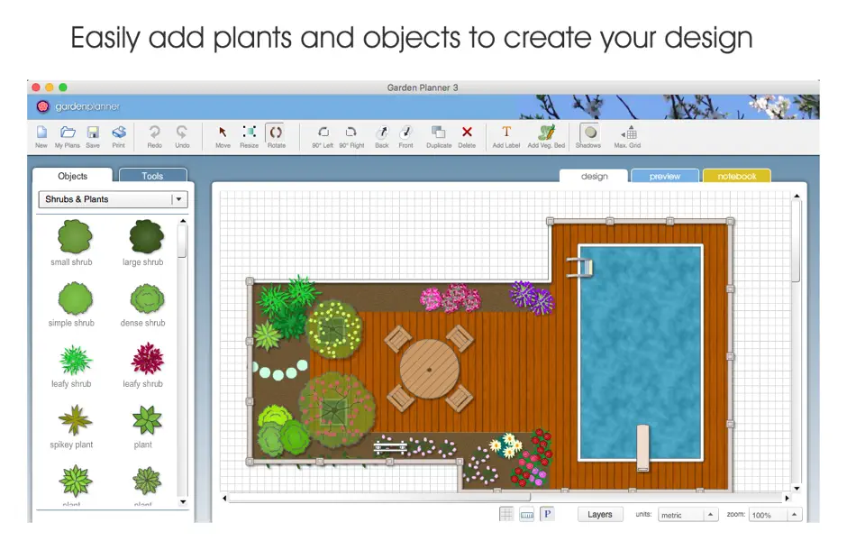 Garden Planner 3.8.81 for Mac screenshot