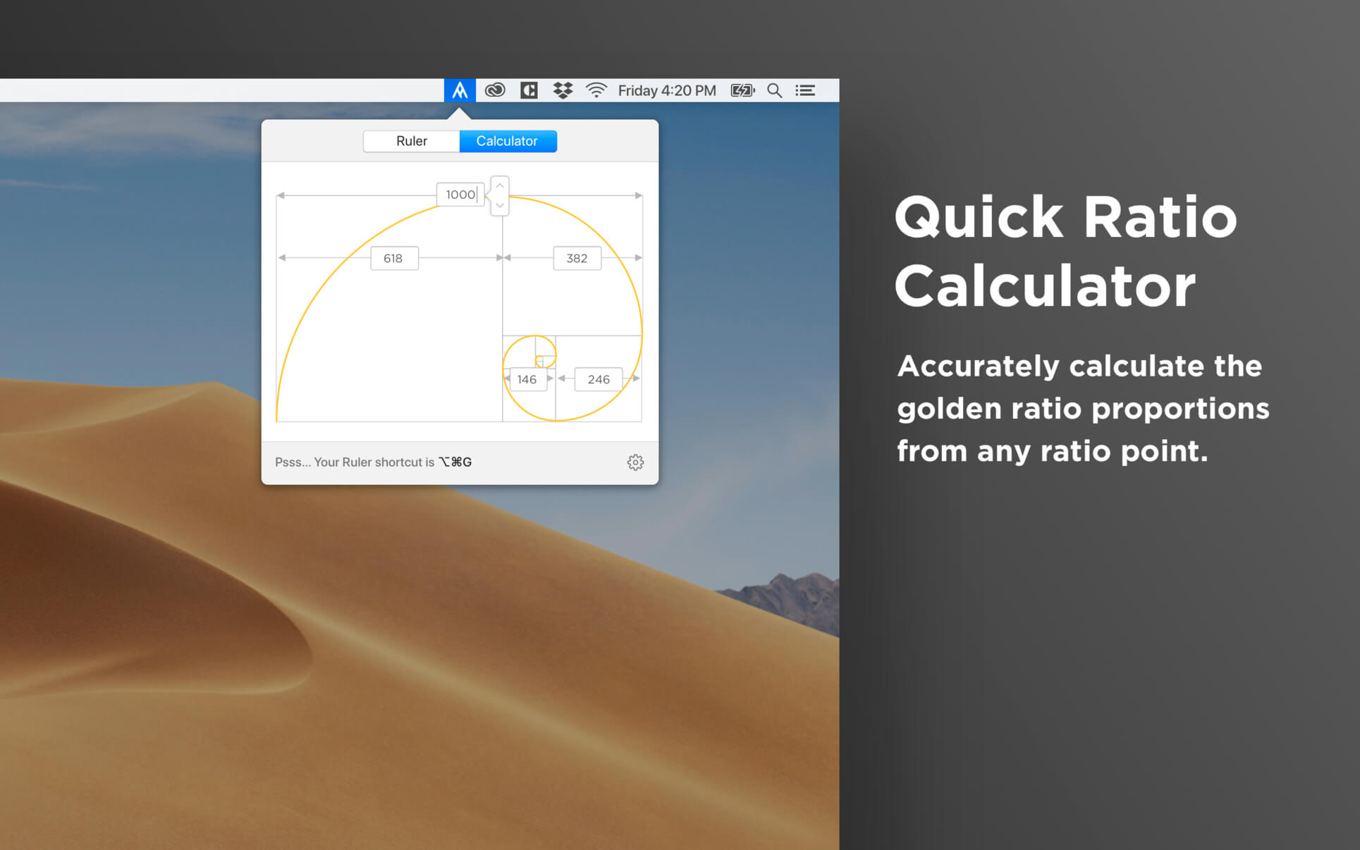 Goldie App 2.3.0 for Mac screenshot