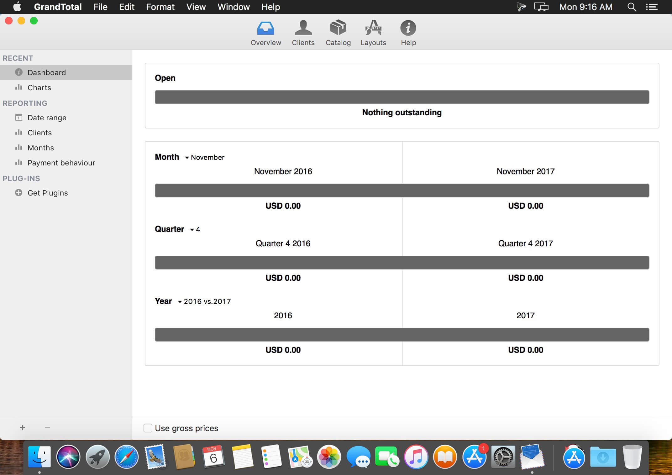 GrandTotal 7.0.7.3 for Mac screenshot