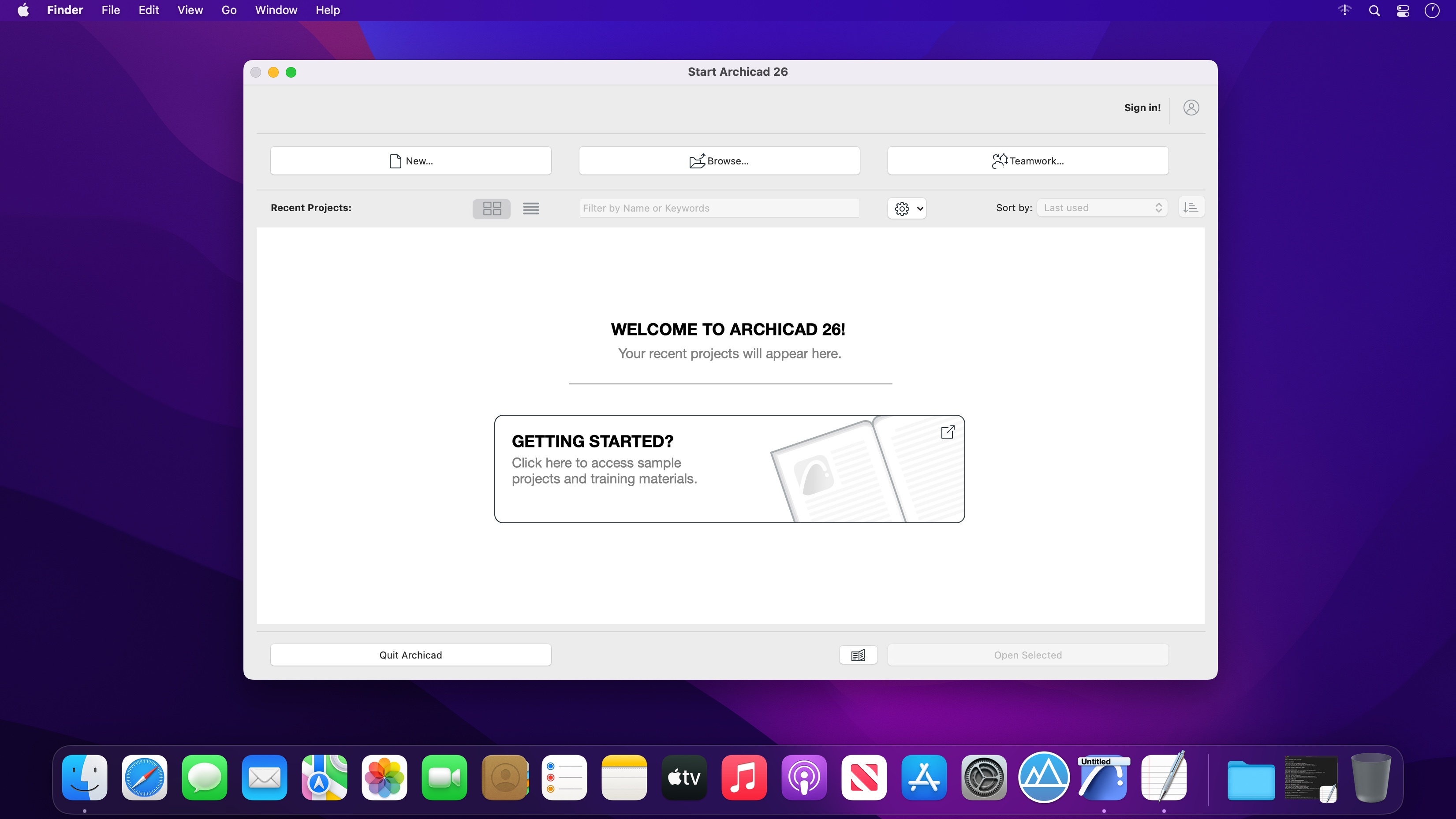 GRAPHISOFT ArchiCAD v28.3.0 for Mac screenshot
