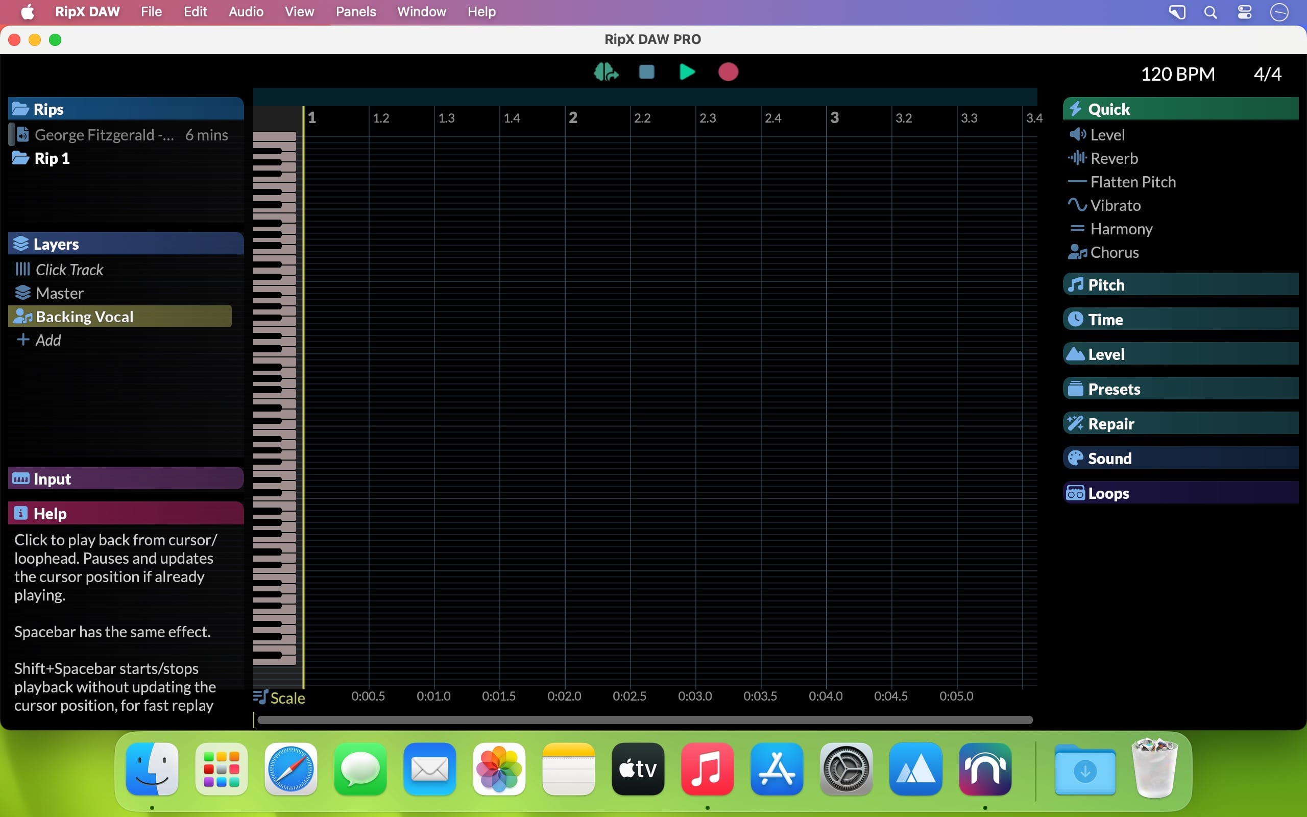 Hit’n’Mix RipX DAW PRO 7.1.0 for Mac screenshot
