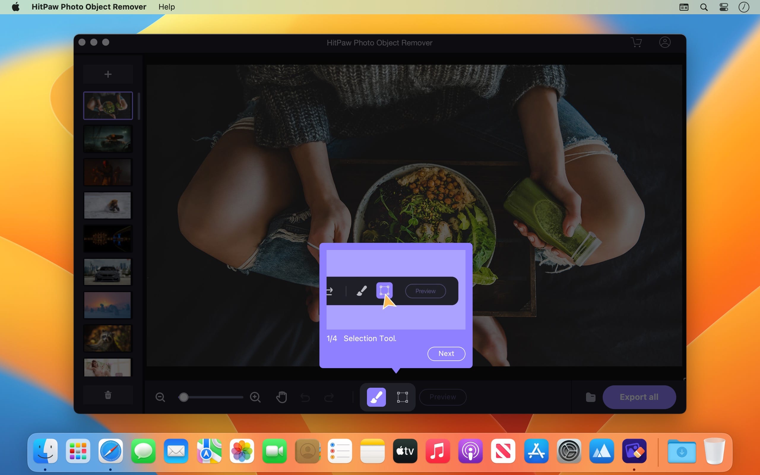 HitPaw Photo Object Remover 1.2.5 for Mac screenshot