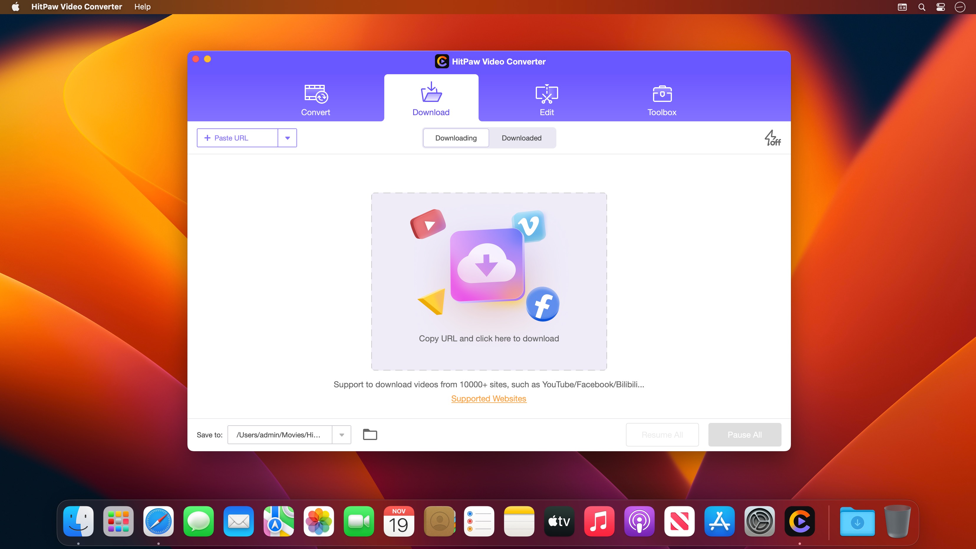 HitPaw Video Converter 4.5.0 for Mac screenshot