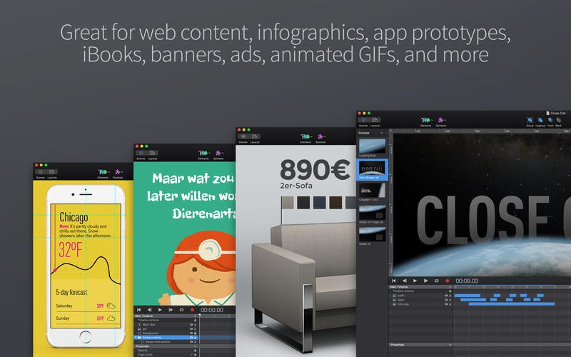 Hype 4 Pro 4.1.16 for Mac screenshot