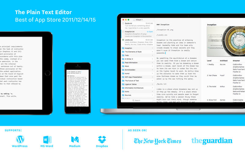iA Writer 7.2.8 for Mac screenshot