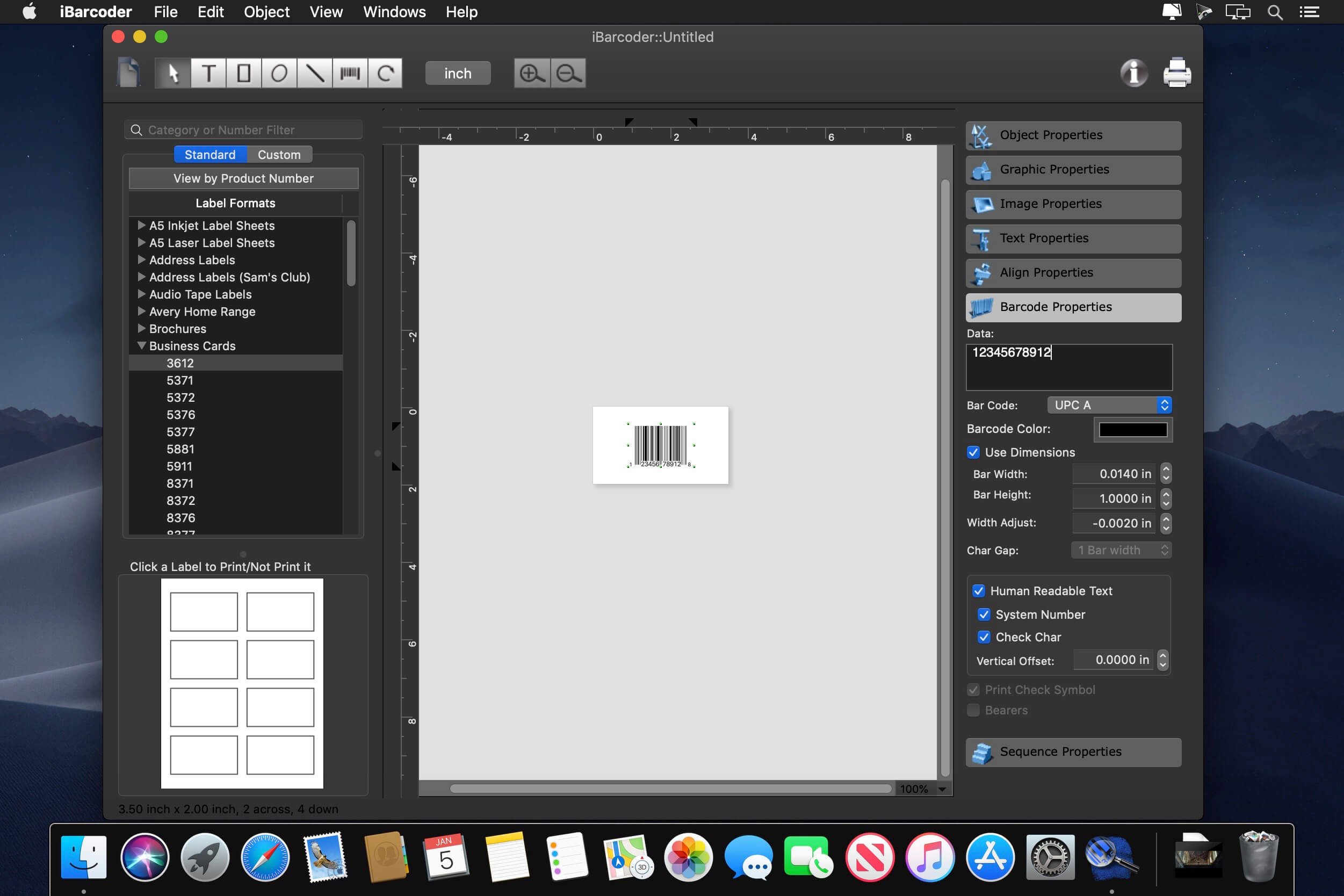 iBarcoder 3.16.4 for Mac screenshot