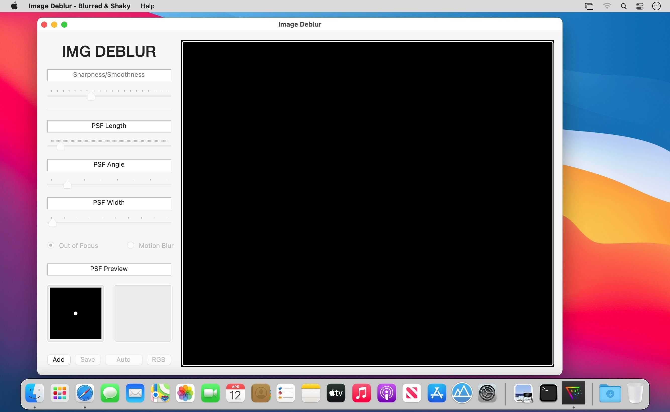 Image Deblur – Blurred & Shaky 1.0.8 for Mac screenshot