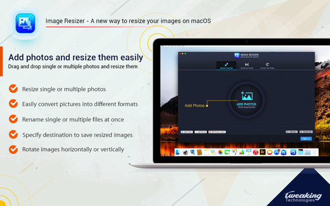 Image Resizer – Resize Photos 4.2 for Mac screenshot