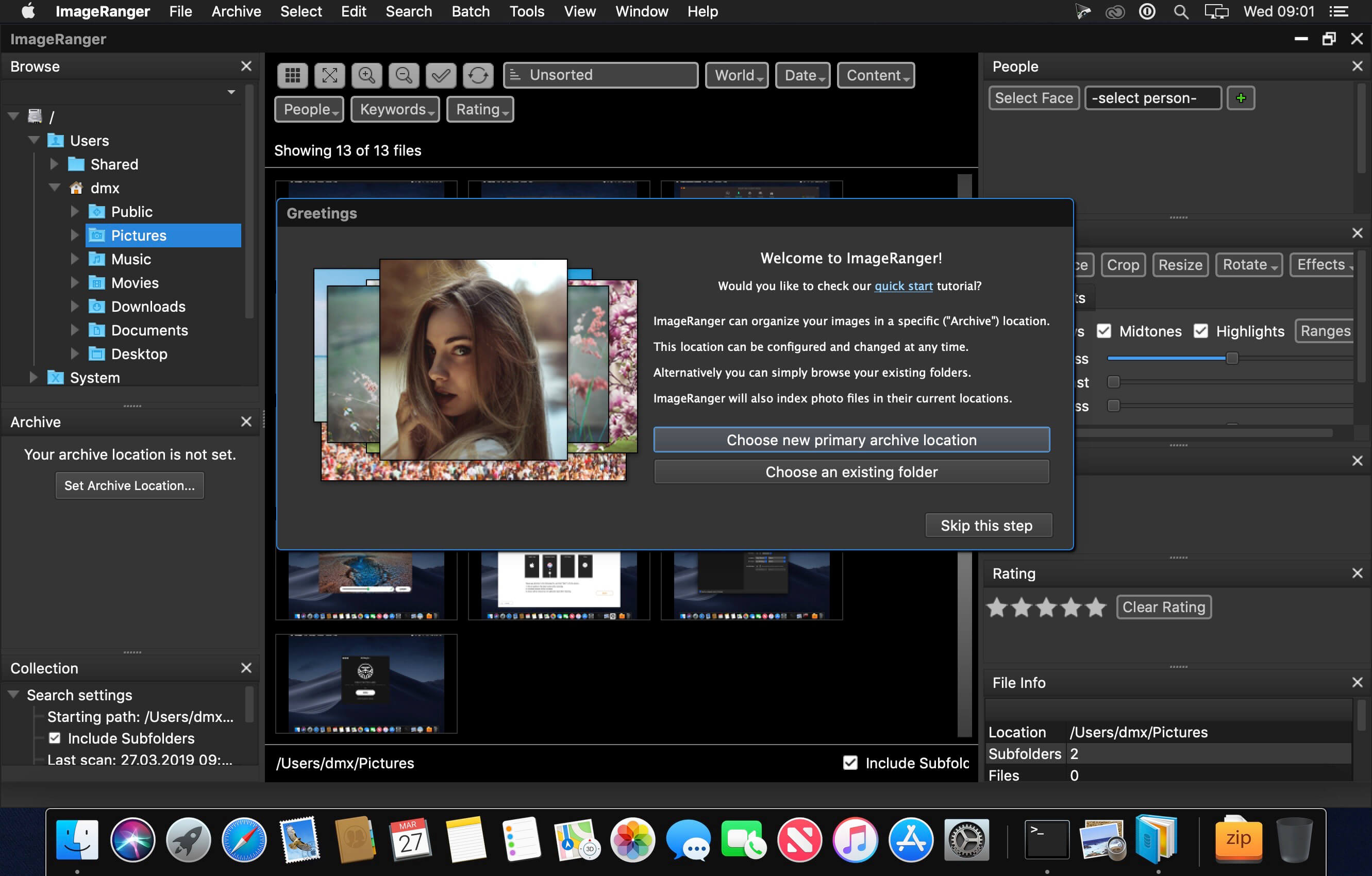 ImageRanger Pro Edition 1.8.3.1777 for Mac screenshot