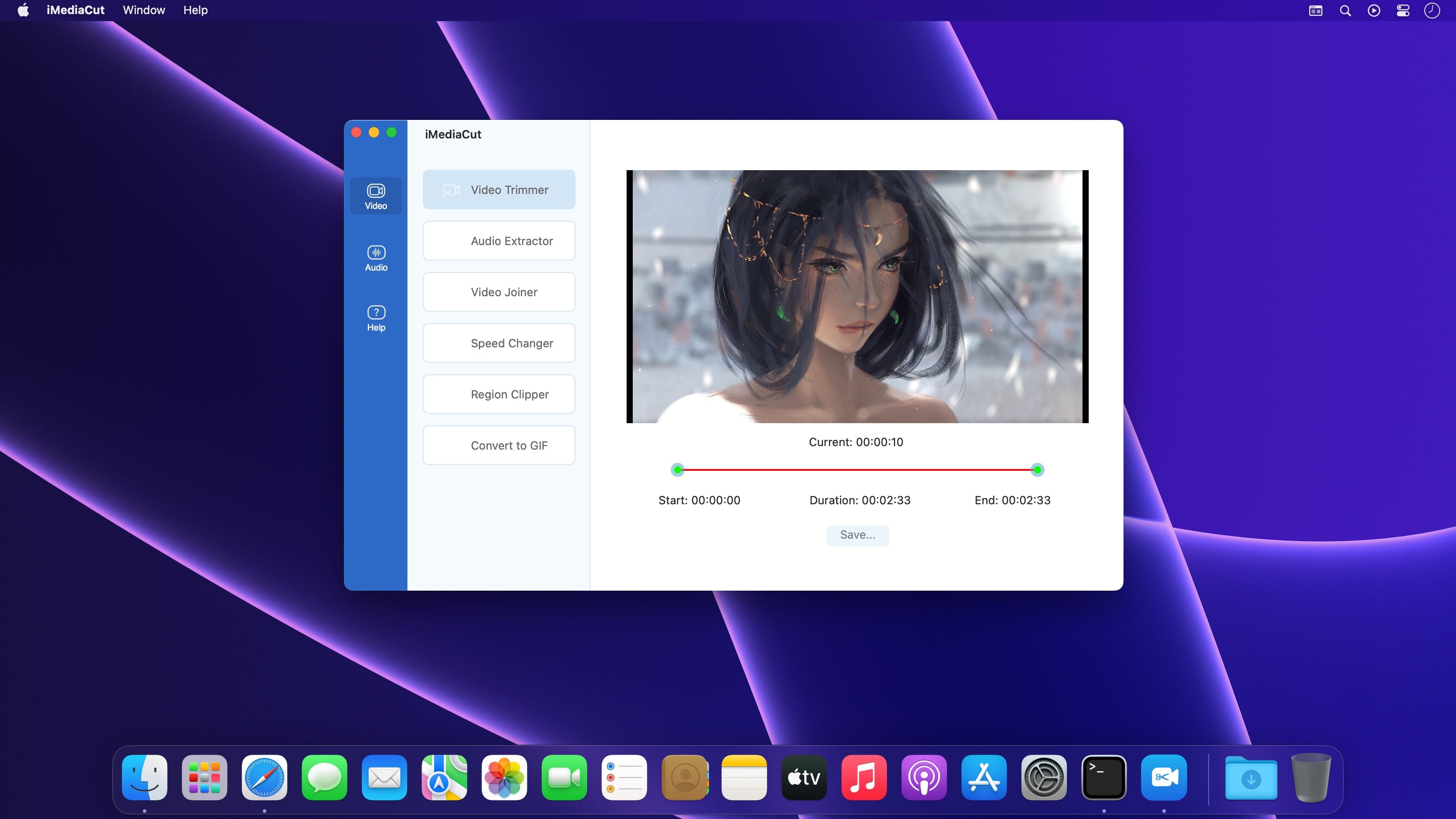iMediaCut-Easy Video Trimming 8.5.22 for Mac screenshot