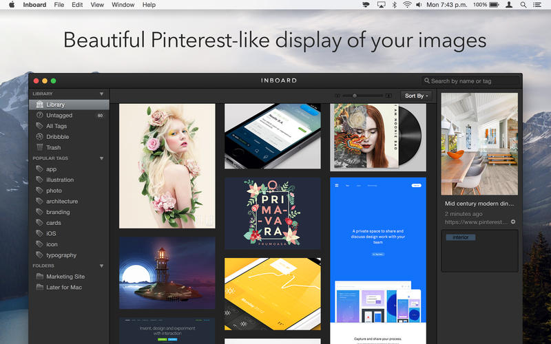 Inboard – Image Organizer 1.1.9 for Mac screenshot