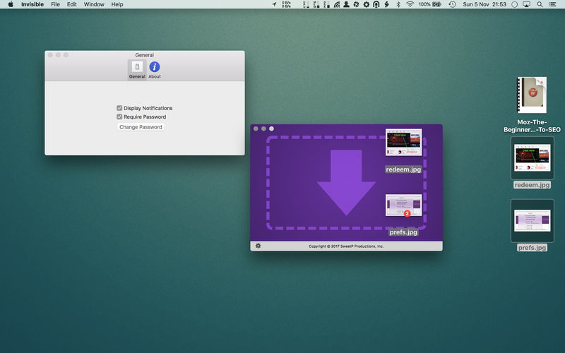 Invisible 3.0.2 for Mac screenshot